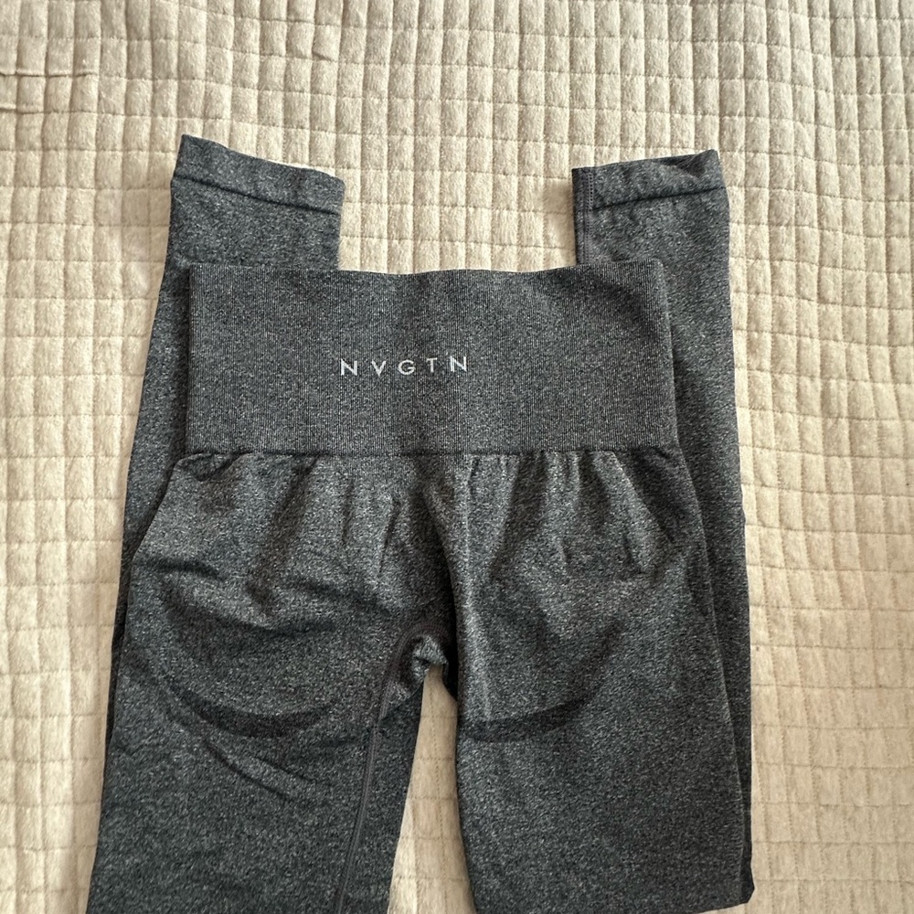 NVGTN Black Speckled Contour Seamless Leggings